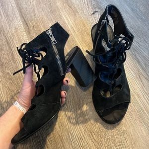 Steve Madden Suede Chunky Heel